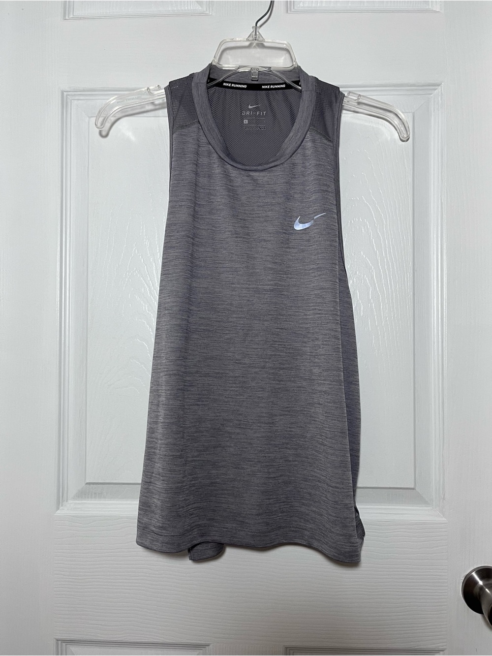 Nike Running Gray Dri-FIT Tank Top